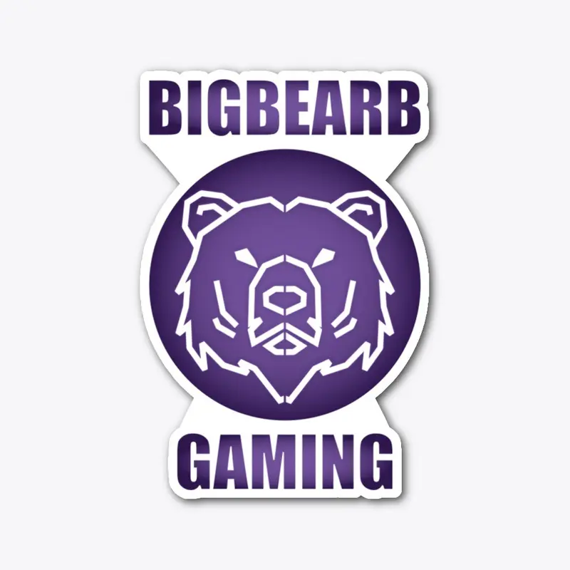 Large BigBearB Gaming Sticker