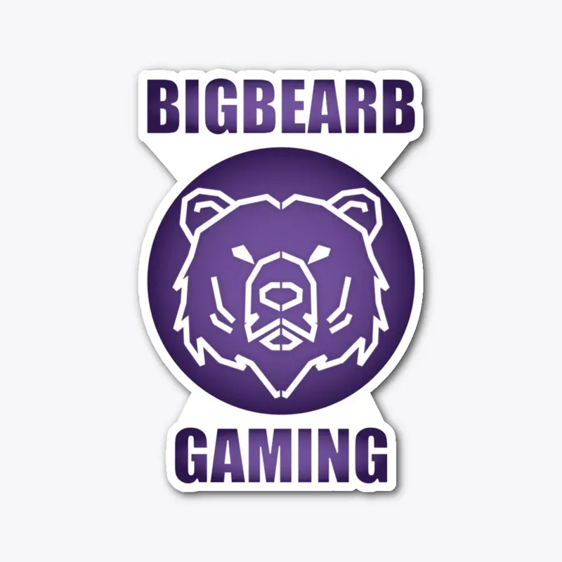 Large BigBearB Gaming Sticker